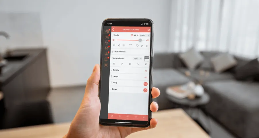 Sterowanie inteligentnym domem z aplikacji mobilnej Ampio
